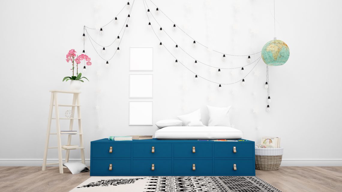 łóżko z funkcją chowania